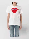Comme Des Garçons Play Heart Eyes Graphic Print T-shirt