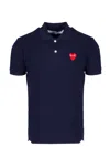 COMME DES GARÇONS PLAY COMME DES GARÇONS PLAY HEART LOGO EMBROIDERED SHORT