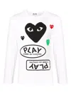 Comme Des Garçons Play Heart-logo Long-sleeve T-shirt In Multi