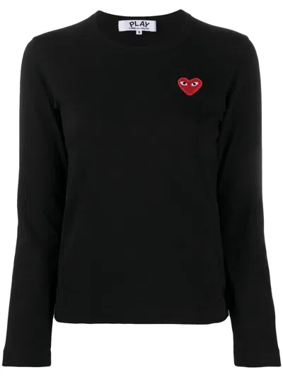 COMME DES GARÇONS PLAY HEART LOGO T-SHIRT,P1T11711458181