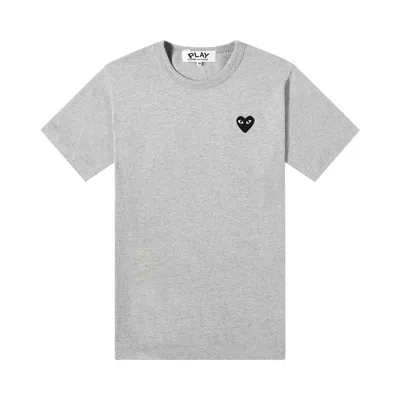 Pre-owned Comme Des Garçons Play Heart Logo T-shirt 'grey'