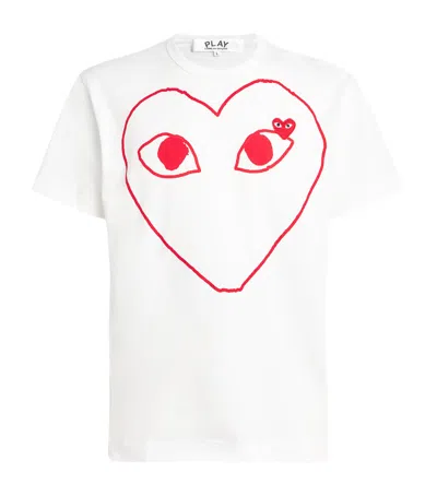 COMME DES GARÇONS PLAY HEART LOGO T-SHIRT