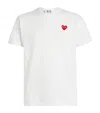 Comme Des Garçons Play Patch Logo Pullover In White