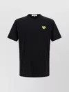 Comme Des Garçons Play Heart Of Gold T-shirt In Black