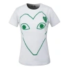 Comme Des Garçons Play Comme Des Garcons Play Heart Ourlined Shape Short Sleeve Tee 'white Green'