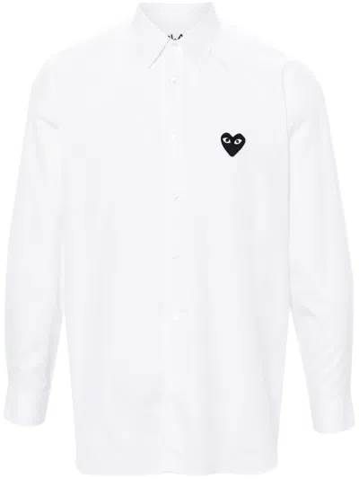 Comme Des Garçons Play Shirt Comme Des Garcons Play Men Color White