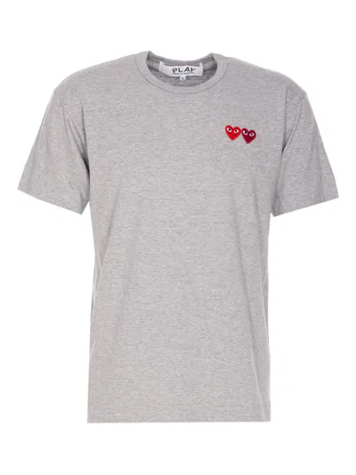 COMME DES GARÇONS PLAY HEART-PATCH T-SHIRT