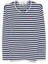 Comme Des Garçons Play Heart-patch T-shirt In 白色