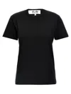 Comme Des Garçons Play Heart Patch T-shirt In Black