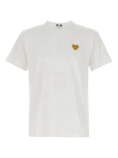 Comme Des Garçons Play Heart-patch T-shirt In Multi
