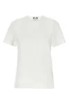 Comme Des Garçons Play Heart Patch T-shirt In White