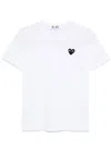 COMME DES GARÇONS PLAY HEART-PATCH T-SHIRT