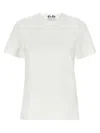 Comme Des Garçons Play Heart Patch T-shirt In White