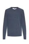 Comme Des Garçons Play Heart Patch V-neck Jumper