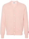 Comme Des Garçons Play Cardigan Mit Herz-patch In Rosa