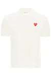 COMME DES GARÇONS PLAY HEART POLO SHIRT