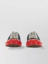 Comme Des Garçons Play Heart Print Canvas Sneaker With Contrast Sole
