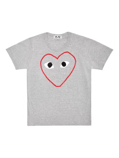 COMME DES GARÇONS PLAY HEART-PRINT T-SHIRT