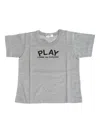 Comme Des Garçons Play Heart-print T-shirt In Gray