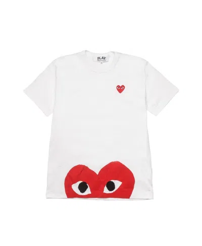 COMME DES GARÇONS PLAY COMME DES GARÇONS PLAY HEART-PRINTED CREWNECK T-SHIRT