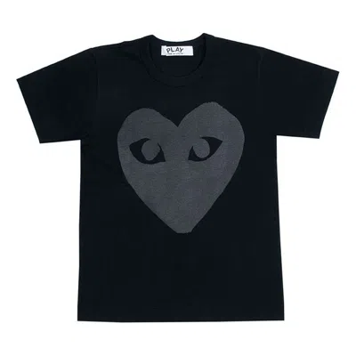 COMME DES GARÇONS PLAY COMME DES GARCONS PLAY HEART SHAPE PRINTING SHORT SLEEVE TEE 'BLACK'