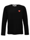 Comme Des Garçons Play Overlapping Heart Long Sleeve T-shirt