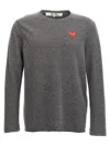 Comme Des Garçons Play Heart Sweater, Cardigans Gray