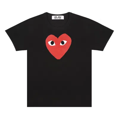 Pre-owned Comme Des Garçons Play Heart T-shirt 'black'