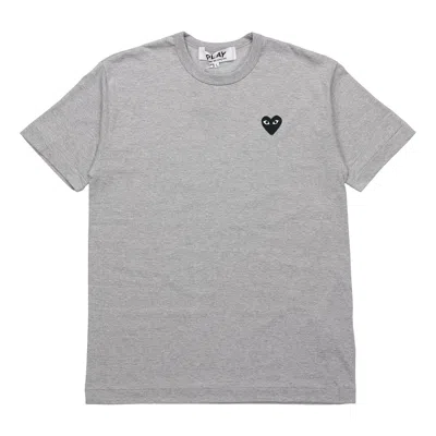 Comme Des Garçons Play Comme Des Garcons Play Heart T-shirt 'grey' In Gray