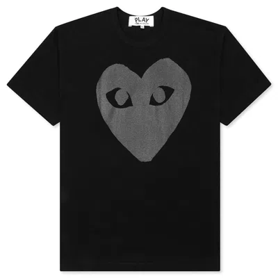 Pre-owned Comme Des Garçons Play Heart T-shirt In Black