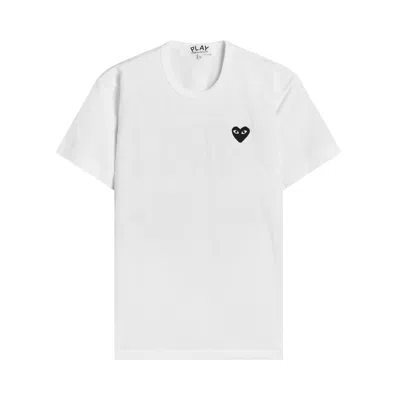 Pre-owned Comme Des Garçons Play Heart T-shirt 'white' | Men's Size M