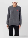 Comme Des Garçons Play Heart V-neck Icon Knitwear