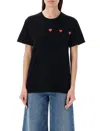 COMME DES GARÇONS PLAY COMME DES GARÇONS PLAY HEARTS T-SHIRT