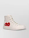 Comme Des Garçons Play High-top Canvas Sneakers Rubber Sole
