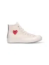 COMME DES GARÇONS PLAY HIGH TOP CONVERSE CHUCK 70 SNEAKERS