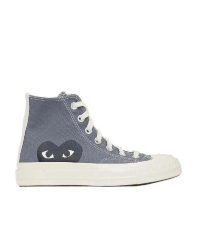 COMME DES GARÇONS PLAY HIGH-TOP LEISURE SNEAKERS