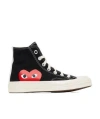 Comme Des Garçons Play X Converse Chuck Taylor Canvas High-top Sneakers In White