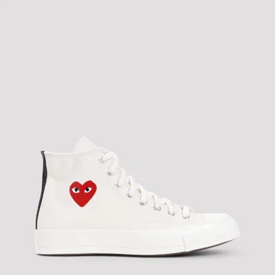 COMME DES GARÇONS PLAY COMME DES GARÇONS PLAY HIGH TOP SNEAKERS
