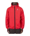 Comme Des Garçons Play Hooded Casual Jacket In Red