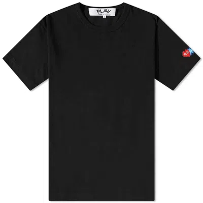 Pre-owned Comme Des Garçons Play Invader T-shirt In Black