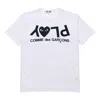 Comme Des Garçons Play Comme Des Garcons Play Inverted Text T-shirt 'white'