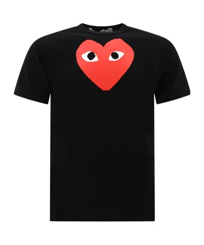 COMME DES GARÇONS PLAY ITEM O-NECK SHORT-SLEEVED T-SHIRT