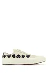 Comme Des Garçons Play Beige Converse Edition Chuck 70 Multi Heart Sneakers In Neutral