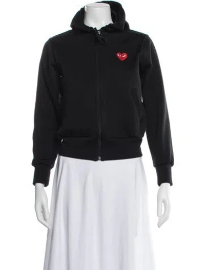 Pre-owned Comme Des Garçons Play Jacket In Black