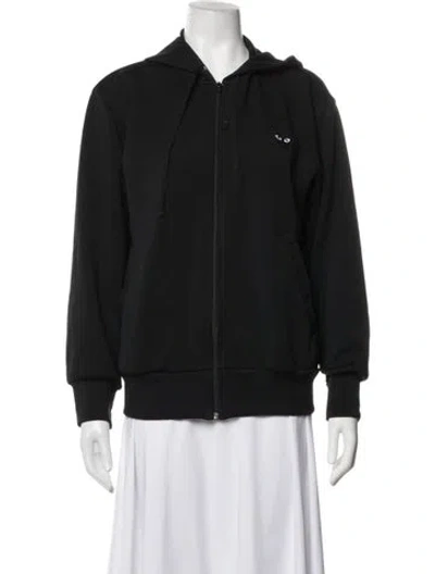 Pre-owned Comme Des Garçons Play Jacket In Black