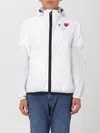 COMME DES GARÇONS PLAY JACKET COMME DES GARCONS PLAY MEN COLOR WHITE,F95183001