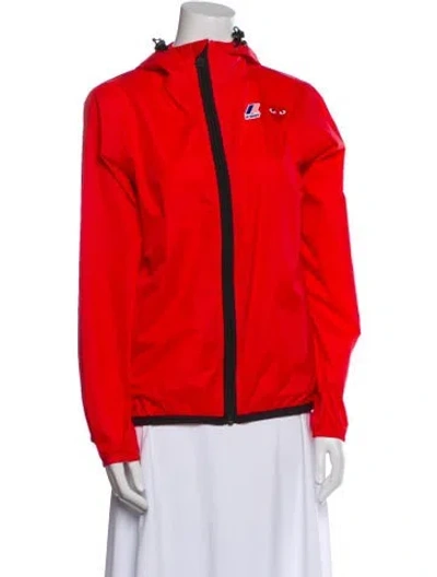 Pre-owned Comme Des Garçons Play Jacket In Red