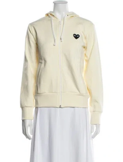 Pre-owned Comme Des Garçons Play Jacket In Yellow