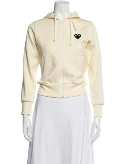 Pre-owned Comme Des Garçons Play Jacket In Yellow