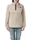 COMME DES GARÇONS PLAY COMME DES GARÇONS PLAY HALF-ZIP PACKABLE JACKET